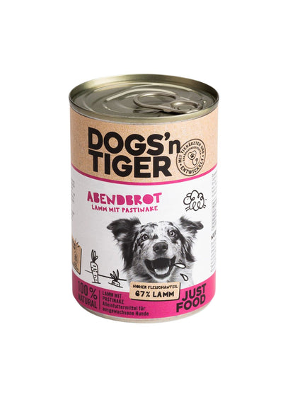 Comida Húmida Dogs’n Tiger - Borrego, Cherovia e Ervas Saudáveis