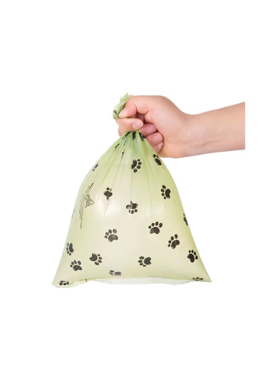 Rolo de Sacos Descartáveis Verde