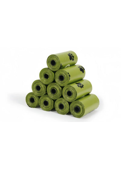 Rolo de Sacos Descartáveis Verde
