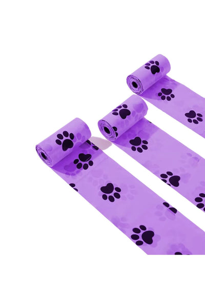 Rolo de Sacos Descartáveis Roxo